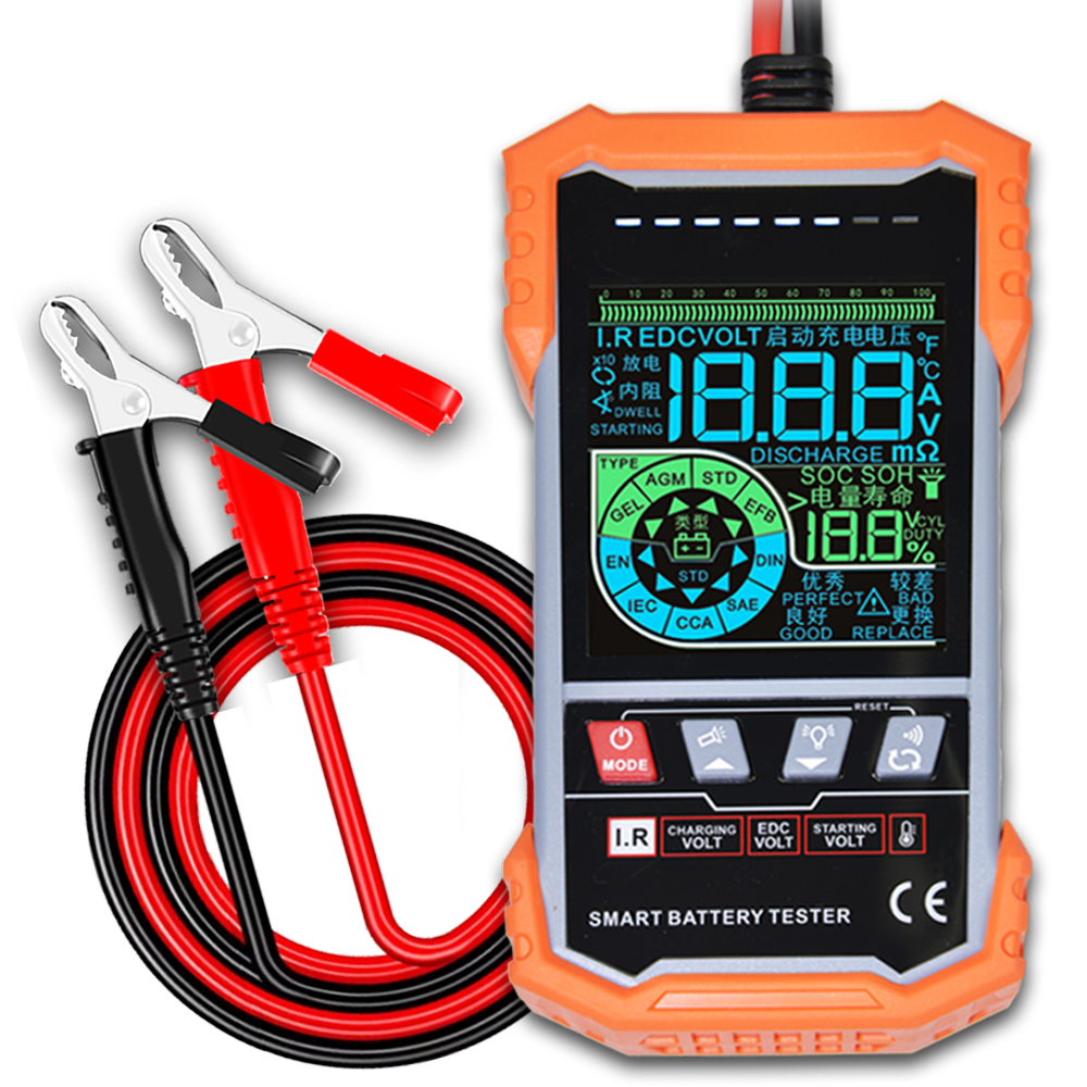 PK59A/B: 12V 24V Car Battery Tester
